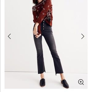 Madewell Cali Demi Boot Jeans NWT 27